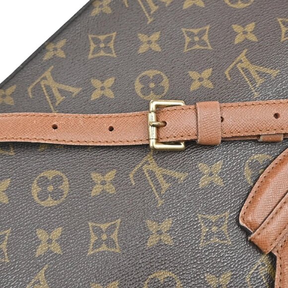 LOUIS VUITTON Courcelles Shoulder Bag Monogram Leather Brown M51375 86YH461 - Picture 8 of 16